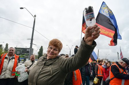 Протесты железнодорожников