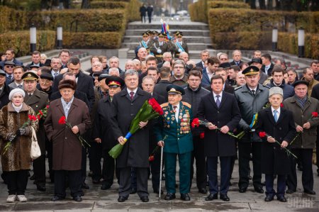 в Киеве отметили 72-ю годовщину освобождения Украины от нацистов