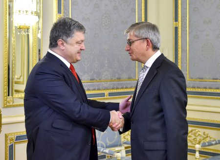 Порошенко встретился с Президентом Всемирного Конгресса Украинцев