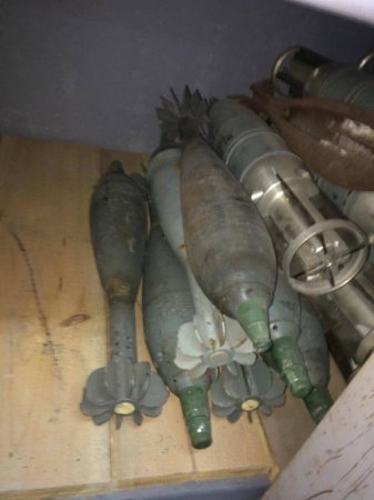 В Бориспольськом районе найдено хранилище боеприпасов и оружия