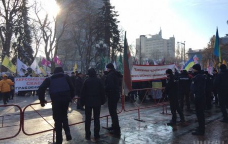 Митинги в центре Киева