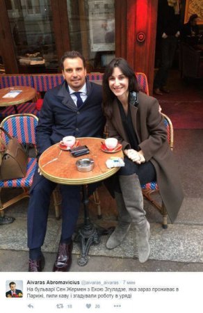 Абромавичюс и Эка Згуладзе ободрали страну и пьют кофе в Париже