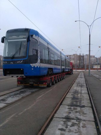 Киев приобрел сверхсовременный трамвай