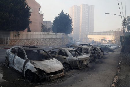 Фоторепортаж: Последствия лесного пожара в Израиле 