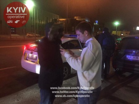 Пьяные сотрудники СБУ устроили погоню с полицией в Киеве 