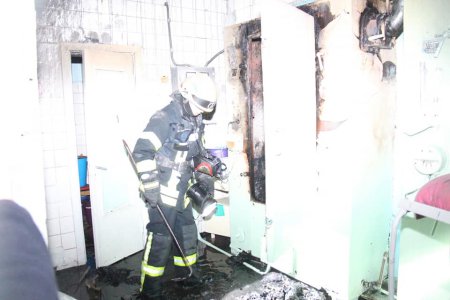 В Киеве произошел пожар в больнице