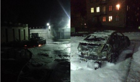 Новоиспеченной жене мэра Глухова Елене Эскиной неизвестные спалили автомобиль
