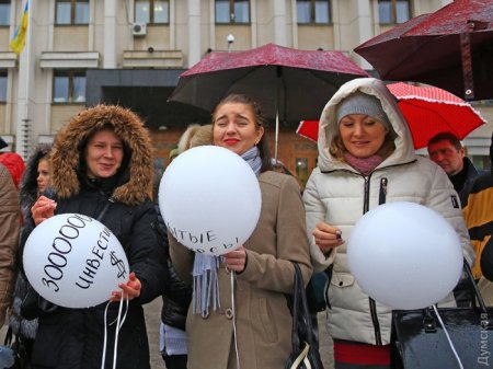 Одесситы решили подшутили над Саакашвили и его отставкой