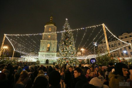 Фотоотчет: Открытие главной новогодней елки Украины 