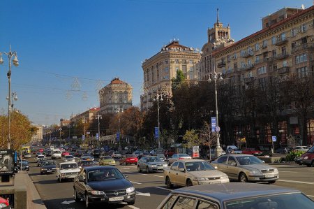 В центре Киева запрет на парковку